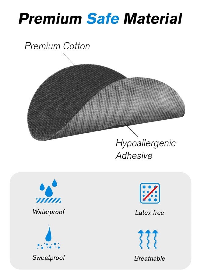 LengKe Leng Ke 40Pcs Adhesive Patches for Libre 3,Sweatproof Sensor Cover for Libre 3 for 10-14 Days Long Stay, Pre-Cut Back Pack, Waterproof Strong Adhesive CGM Tape with No Glue in The Center(Black - Image 4