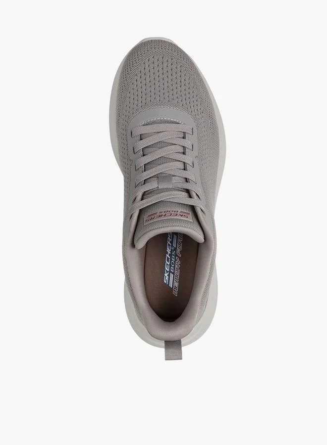 SKECHERS Men Bobs Moda Flex Lace-Up Sports Shoes
