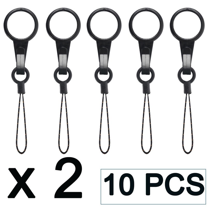 YOUOWO 10 Pcs Lanyards,For USB, Phone, Key Finger Ring Plastic Strap Detachable Small Lanyard - Image 2