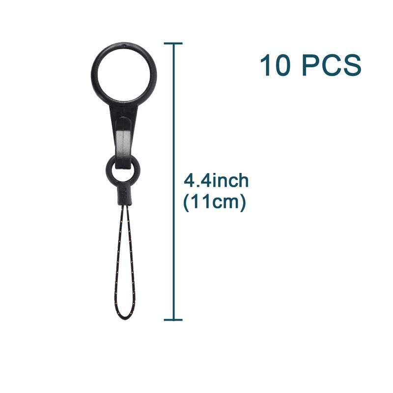 YOUOWO 10 Pcs Lanyards,For USB, Phone, Key Finger Ring Plastic Strap Detachable Small Lanyard - Image 4