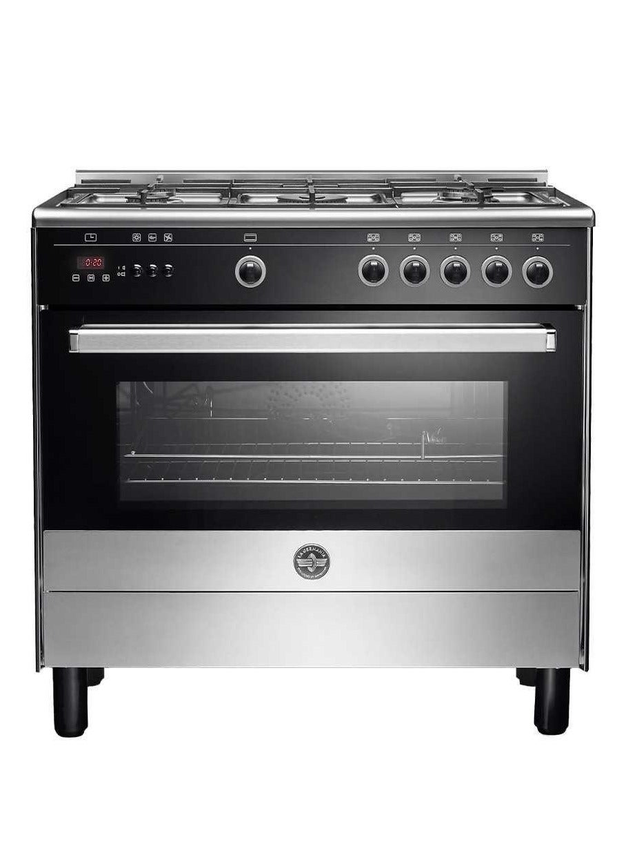 Cooker 90 * 60 - 5 Gas Burners Stainless * Black 9L10G4A1X4AWW