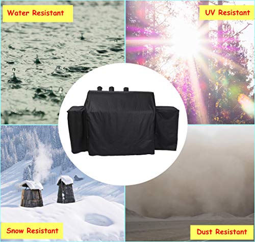 ProHome Direct Heavy Duty Waterproof Grill Cover for Char-Griller Duo 5050/5650 Double Play with Side Fire Box - Image 5
