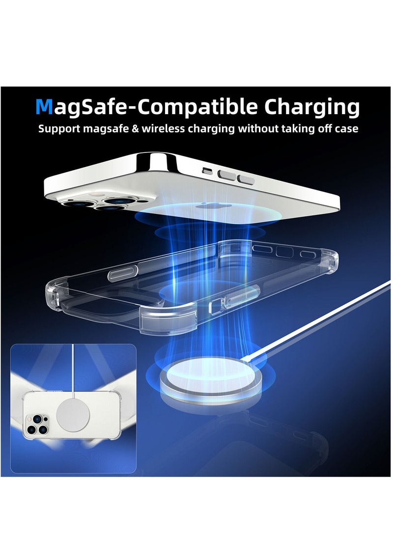 Houmt iPhone 14 Case Clear Soft Flexible TPU Anti-Shock Slim Transparent with 4 Corners Bumper Protective Cover (iPhone 14 Clear)  - Image 4