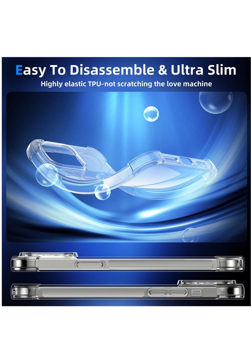 Houmt iPhone 14 Case Clear Soft Flexible TPU Anti-Shock Slim Transparent with 4 Corners Bumper Protective Cover (iPhone 14 Clear)  - Image 5