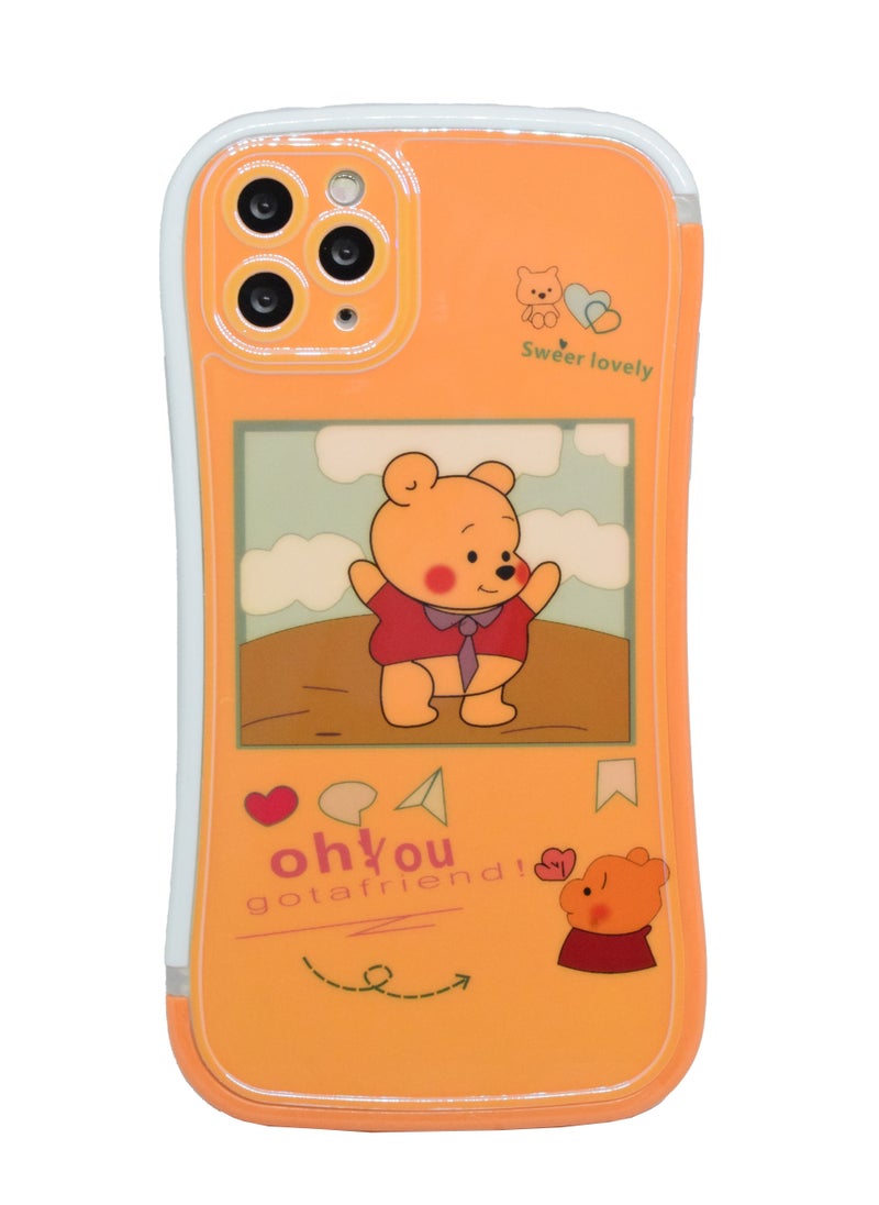Houmt iPhone 11 Pro Max Curve Design Girls Cool Fashion Style Case with Camera Protection Full Shockproof Protective Cover  - Image 1