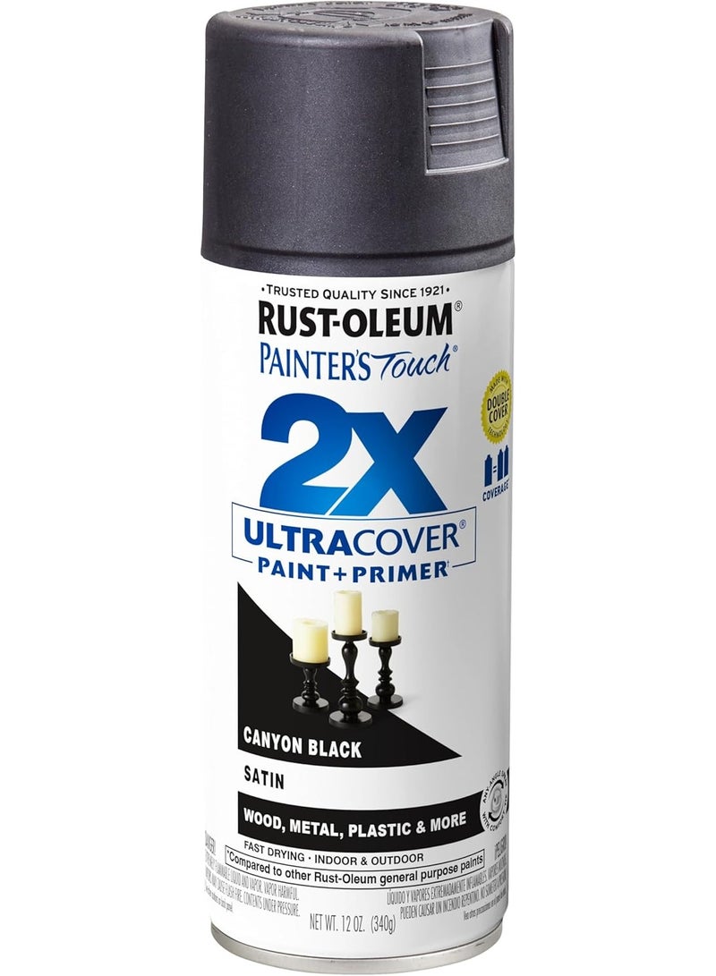 RUST-OLEUM Painter'S Touch 2X Ultra Cover Satin Spray - Image 1