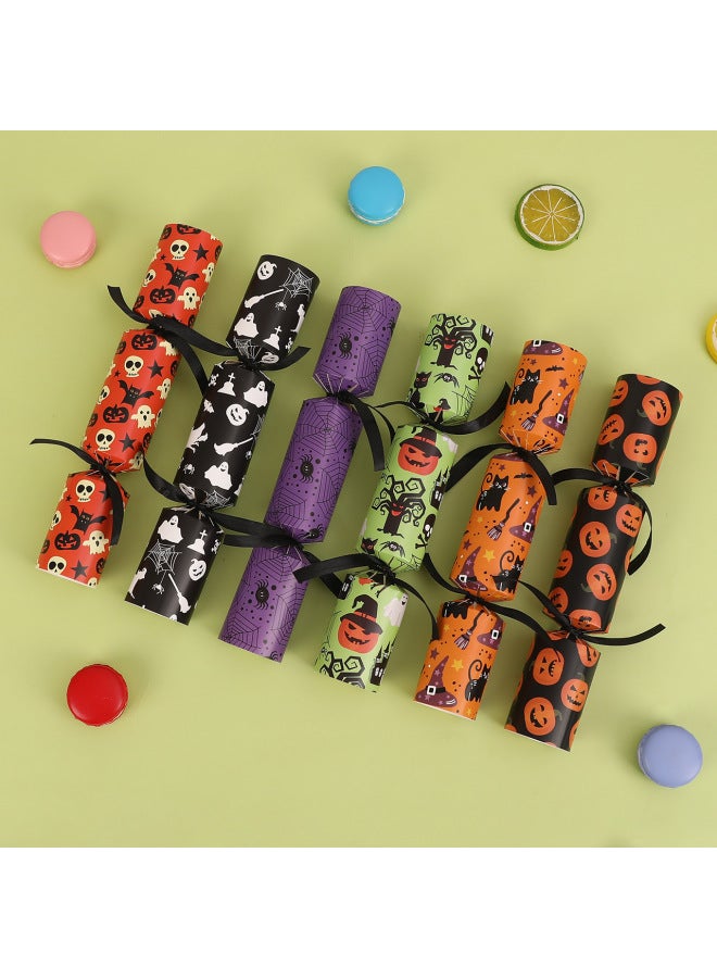 Halloween Candy Pull Cannon Ghost Pumpkin Holiday Paper Paper Hat Joke Paper Printing Party Toy Pull Cannon 