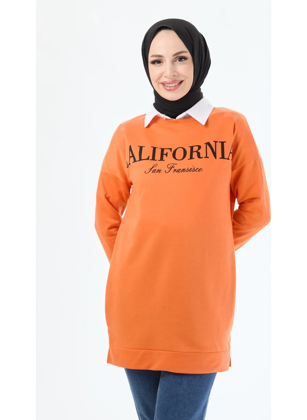 Tofisa 23467-ORANJ Sweat