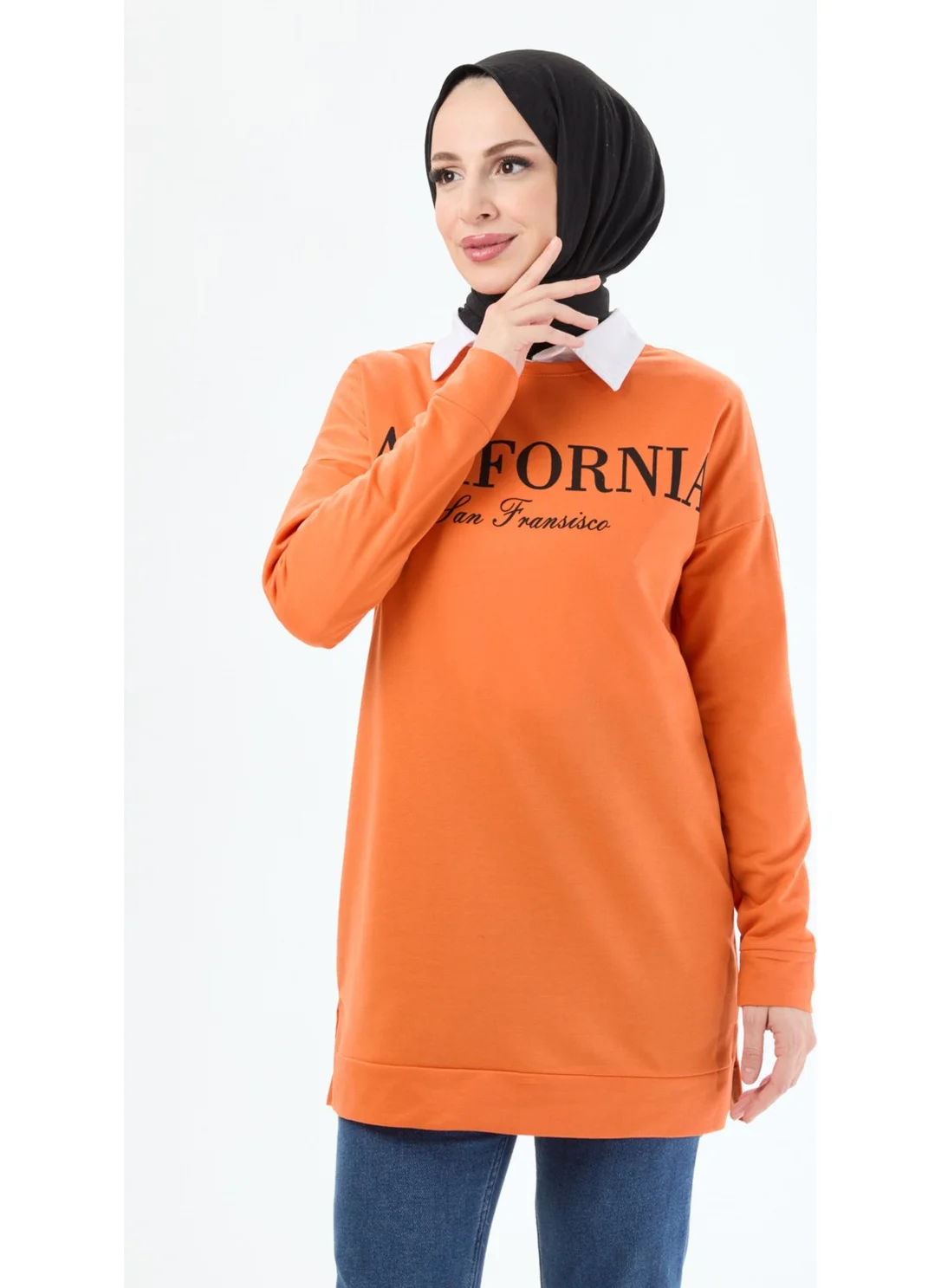 Tofisa 23467-ORANJ Sweat