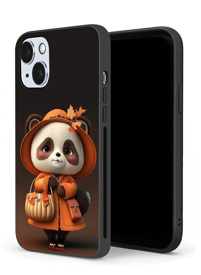 Tolwak Apple iPhone 14 Protective Case Cute Panda Lady Style - Image 1