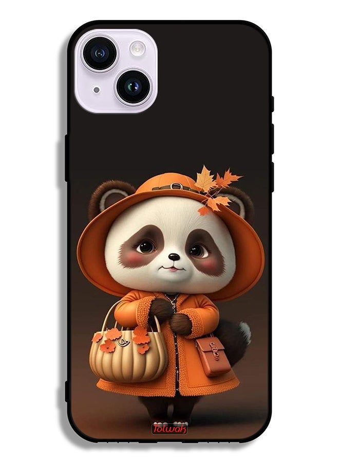 Tolwak Apple iPhone 14 Protective Case Cute Panda Lady Style - Image 2