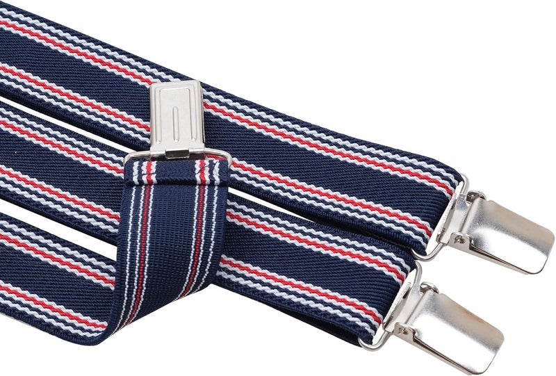 Action Ward Store Womens Suspenders – Y Back Style – 1" Width - Comfortably Adjustable Elastic Straps and Metal Clips - Image 3