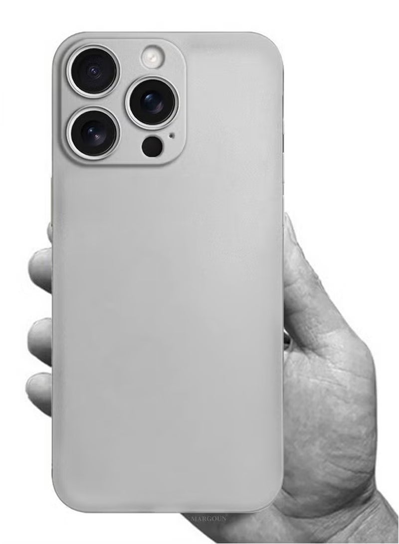 ( for iPhone 16 Pro Max ) Case Cover Air Skin Series Back Cover Sturdy Durable Thin Case Drop Protection Cover Clear - Image 2