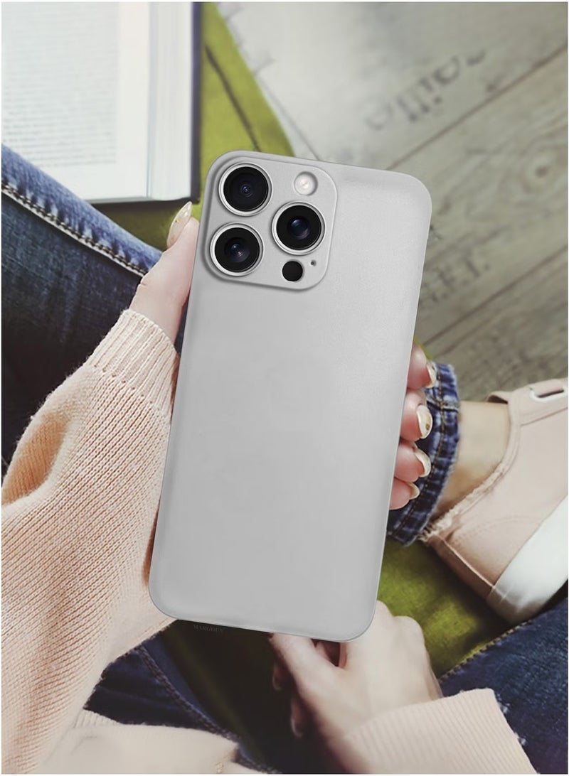 ( for iPhone 16 Pro Max ) Case Cover Air Skin Series Back Cover Sturdy Durable Thin Case Drop Protection Cover Clear - Image 4