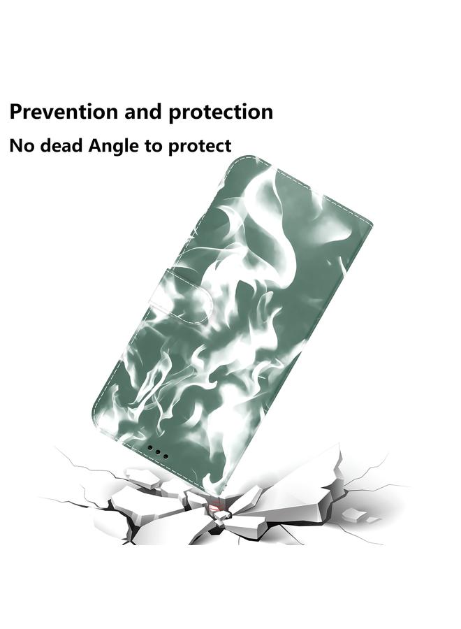 اس-توب جراب لهاتف Samsung Galaxy A71 4G بنمط ضباب سحابي، جراب جلدي قلاب أفقي مع حامل وفتحة بطاقة ومحفظة - Image 5