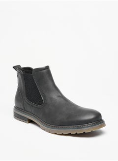 LBL Men Solid Slip-On Chelsea Boots  - Image 1
