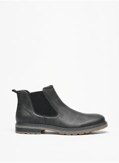 LBL Men Solid Slip-On Chelsea Boots  - Image 3