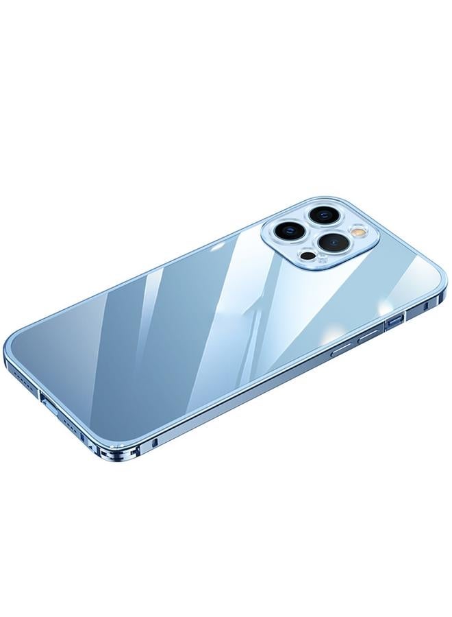 اس-توب جراب لهاتف iPhone 14 Pro بإطار معدني شفاف عالي الدقة - Image 2