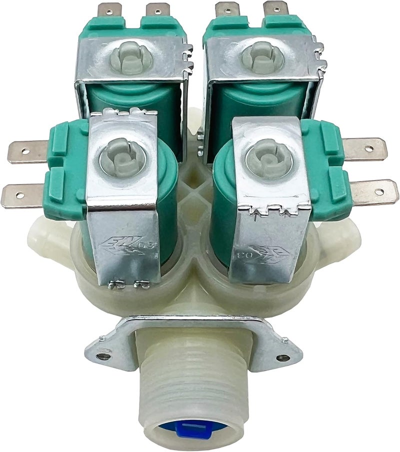inruwo مجموعة صمامات مدخل المياه الباردة والساخنة inruwo DC62-00214M و DC62-30314K للغسالات من سامسونج ومايتاج - Image 4