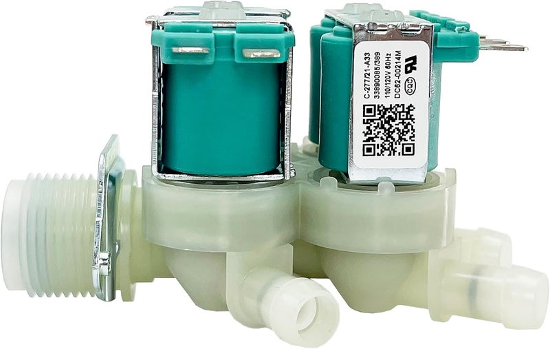 inruwo مجموعة صمامات مدخل المياه الباردة والساخنة inruwo DC62-00214M و DC62-30314K للغسالات من سامسونج ومايتاج - Image 2