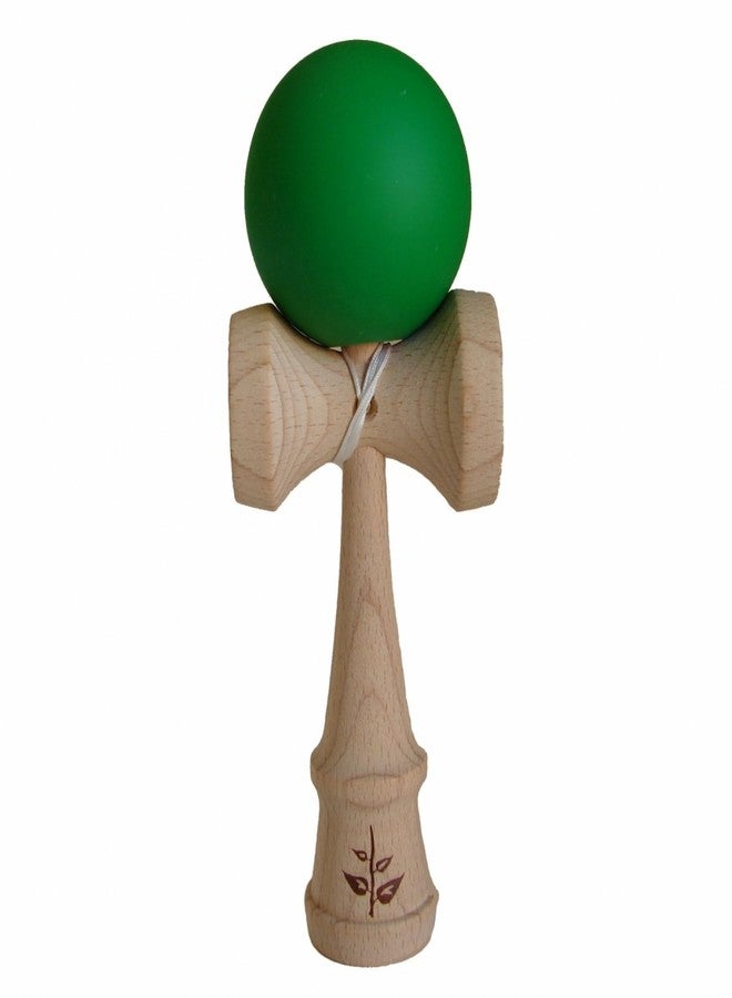 jumbo Green Rubberized Kendama - Image 1