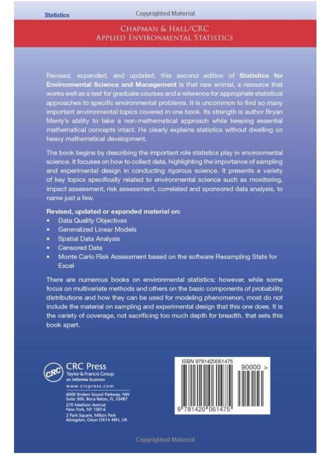 Statistics for Environmental Science and Management  - Image 1