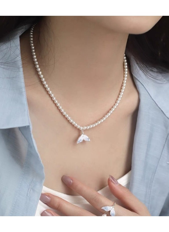 Mark Fairwhale - Fashionable Rhinestone Zircon Necklace - Image 1