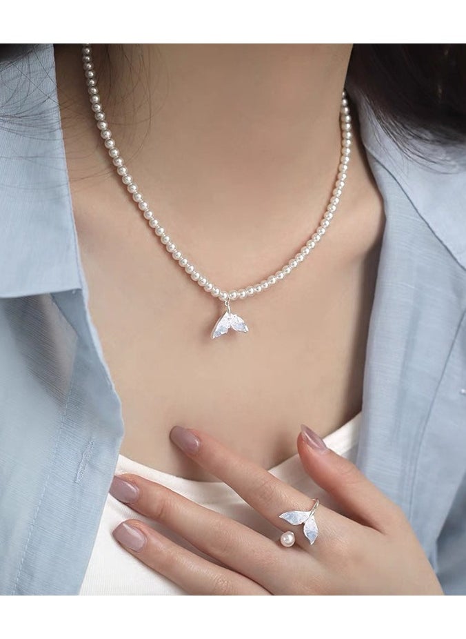 Mark Fairwhale - Fashionable Rhinestone Zircon Necklace - Image 1