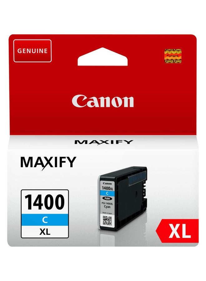 Canon MAXIMA 1400 Printer Ink Cartridge Cyan - Image 2