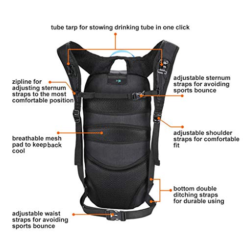 Arvano Bike Backpack Small Mountain Biking Backpack Lightweight 6l Daypack for MTB Cycling, Hiking, Skiing, Snow Bicycle for Men, Women - Image 3