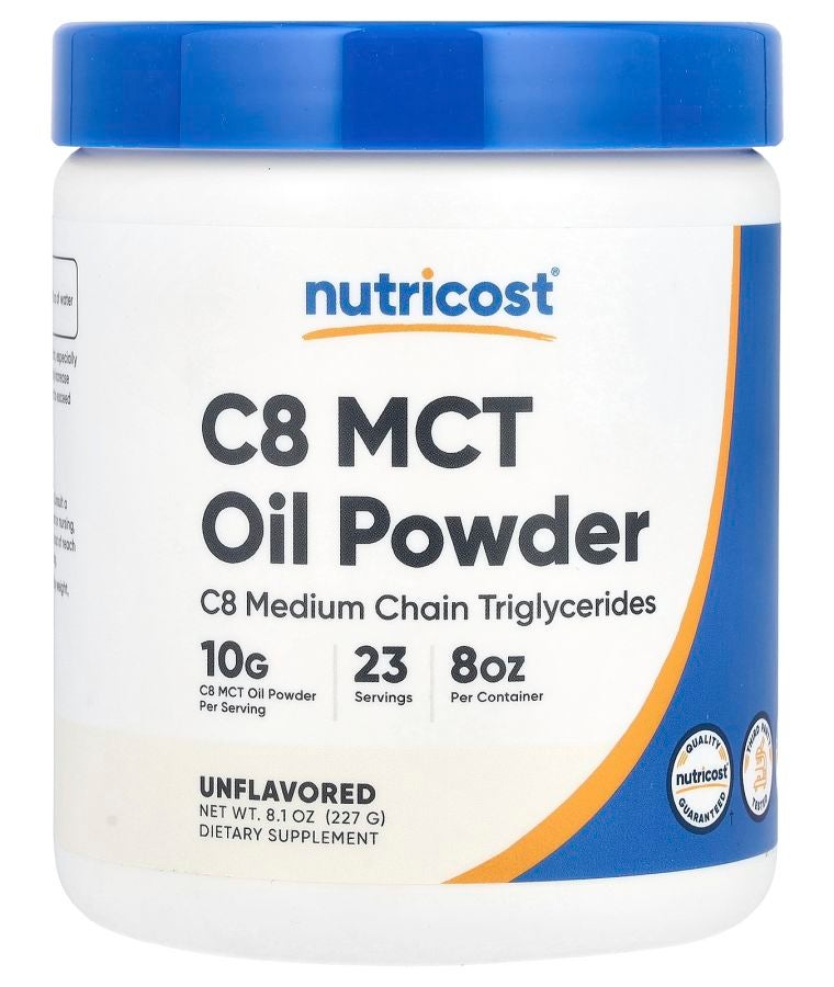 C8 MCT Oil Powder Unflavored 8.1 oz (227 g)