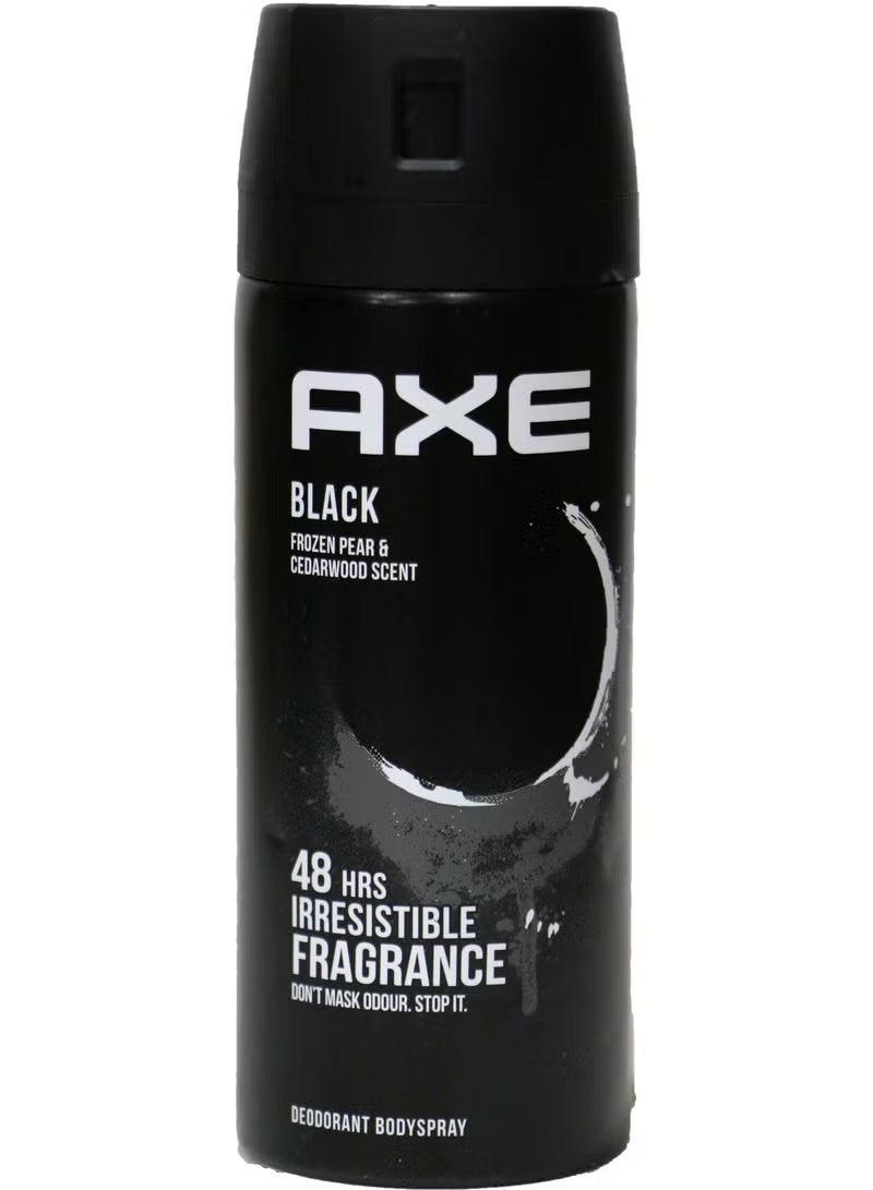 Axe Body Spray For Men Black 150 ml - Image 1