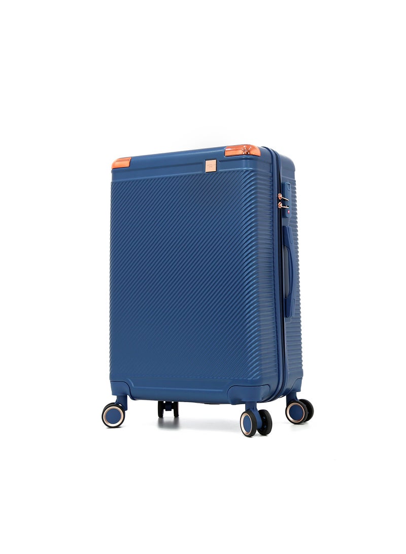 AMERICAN FLYER Luggage Set of 3 – Hardshell Trolley Bags with Secure Lock, Multi-Compartment Storage & Spinner Wheels,Blue(S-20",M-24",L-28") - Image 2