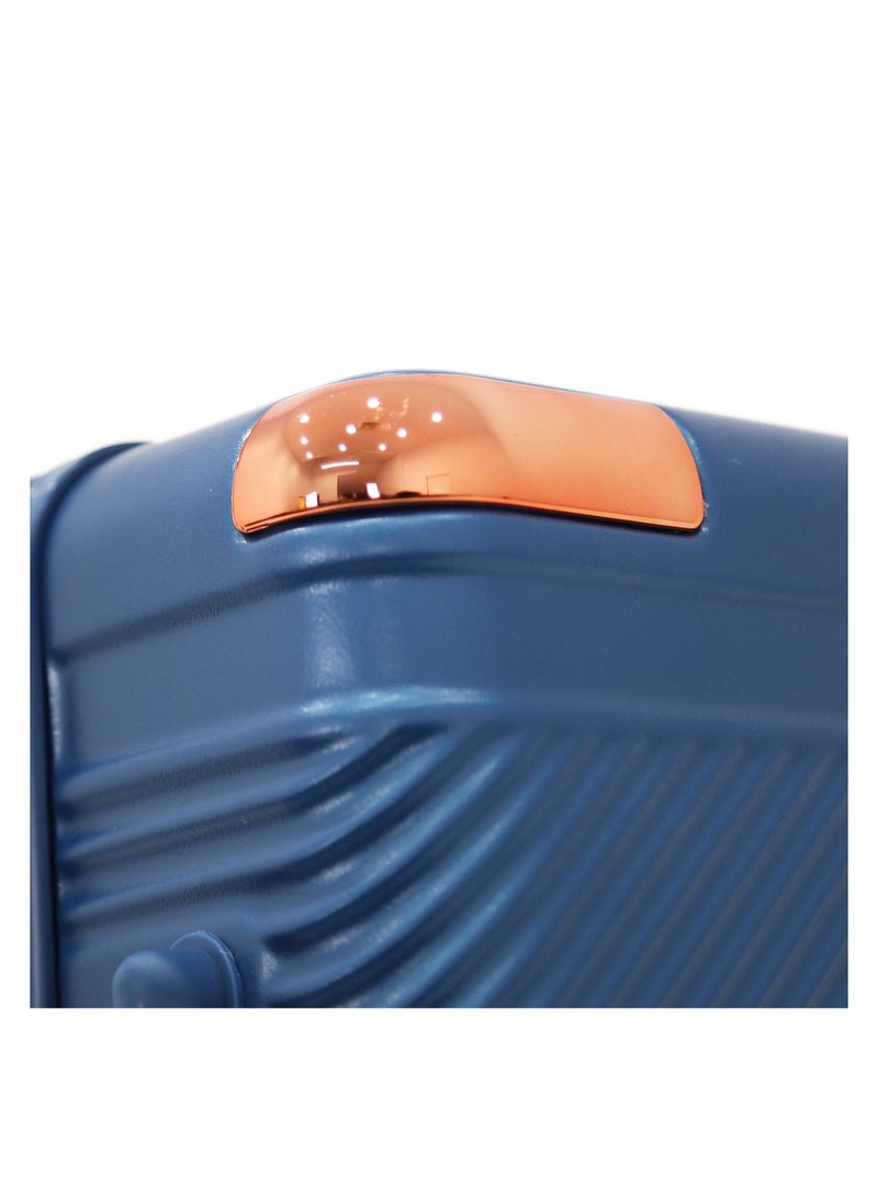 AMERICAN FLYER Luggage Set of 3 – Hardshell Trolley Bags with Secure Lock, Multi-Compartment Storage & Spinner Wheels,Blue(S-20",M-24",L-28") - Image 5