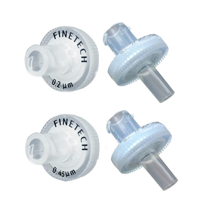 FINE-TECH Hydrophobic PTFE Syringe Filters 13mm Diameter 0.22μm Pore Size for Laboratory Filtration by (Pack of 50) Made in Taiwan (PTFE Hydrophobic 13mm 0.22um, 50) - Image 1