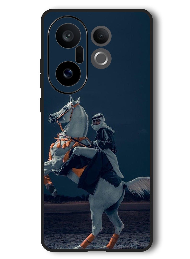 Theodor حافظة متوافقة مع Vivo X200 FE 6.31 بوصة حماية مضادة للصدمات غلاف بامبر حصان - Image 1