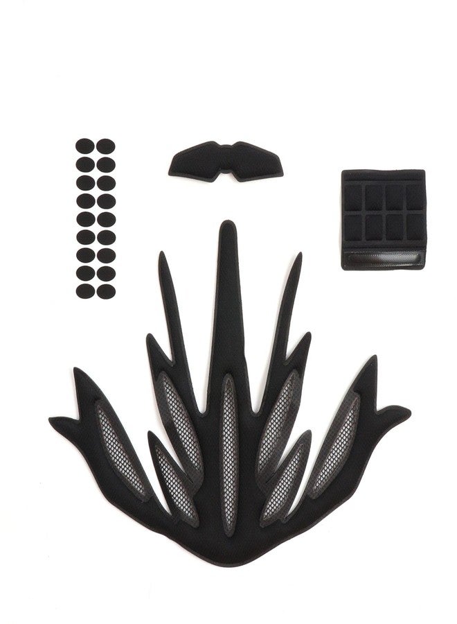 PAXLamb Helmet Inner Padding Net Foam Pads Kit Sealed Sponge Protective Lining Protection Liners Cushion Mat Set for Outdoor Sports Cycling Bike Motorcycle Bicycle Riding Accessories (Black) - Image 1