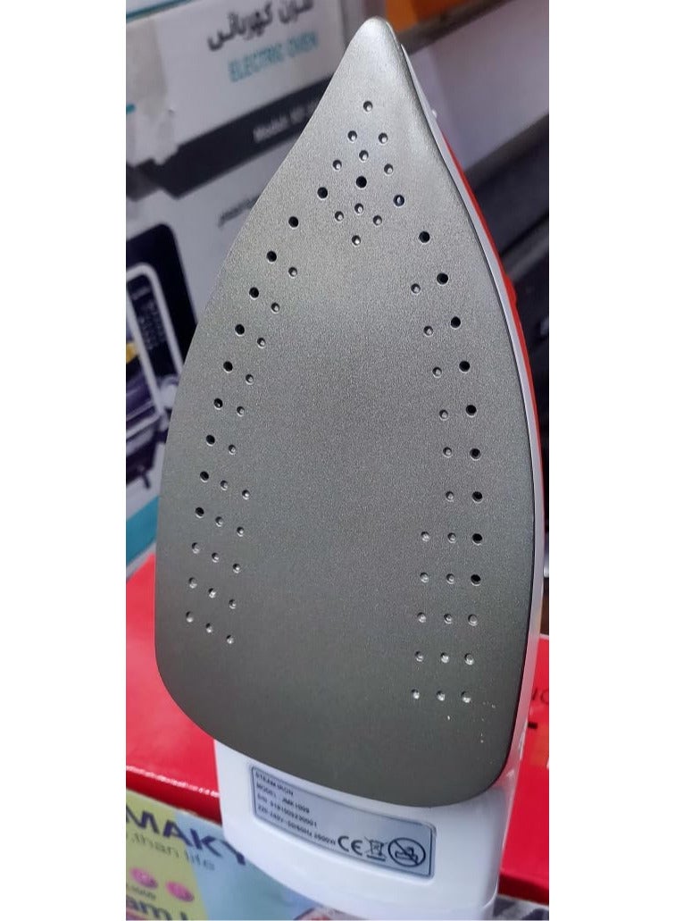 جهاز كي بخار للملابس من جاماكى بقدرة 2600 وات قاعدة مطلية لمنع الالتصاق خفيفة الوزن هيتر قوى للكوى الملابس بسهوله -jmk1009 - Image 5