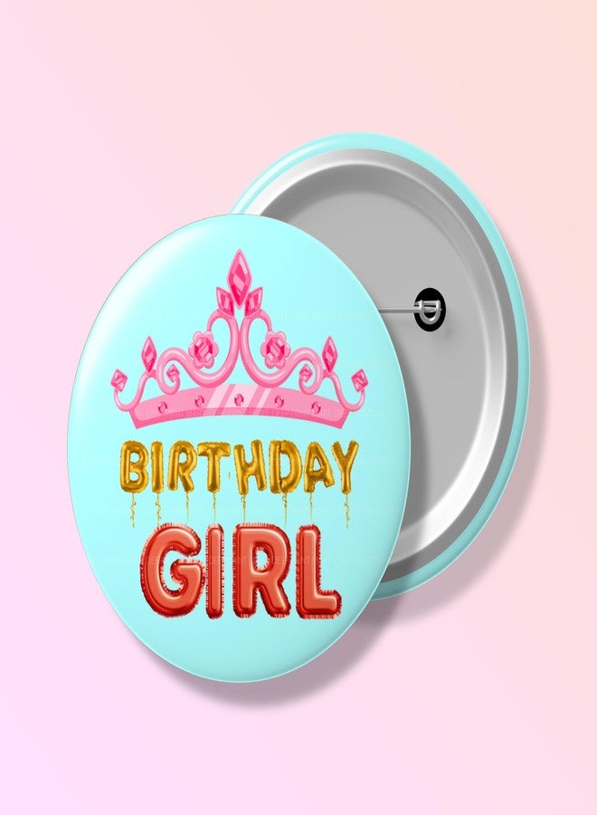 Deep Print Mart Birthday Girl Badges, Set of 2, for Birthday and Celebration (Badge-04) - Image 4