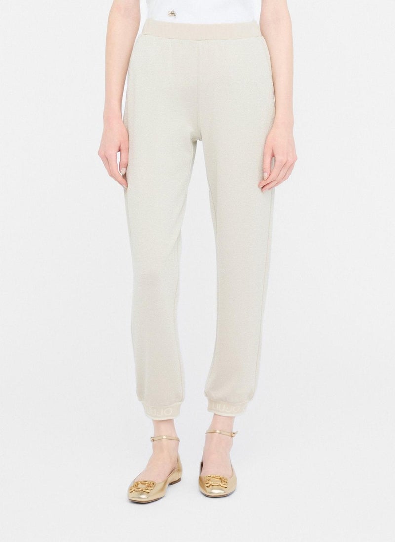 Liu Jo Lurex® joggers - Image 1