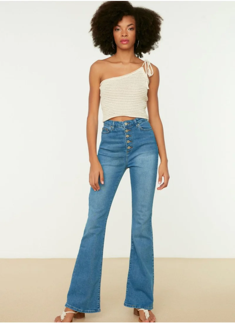 trendyol High Waist Flare Jeans