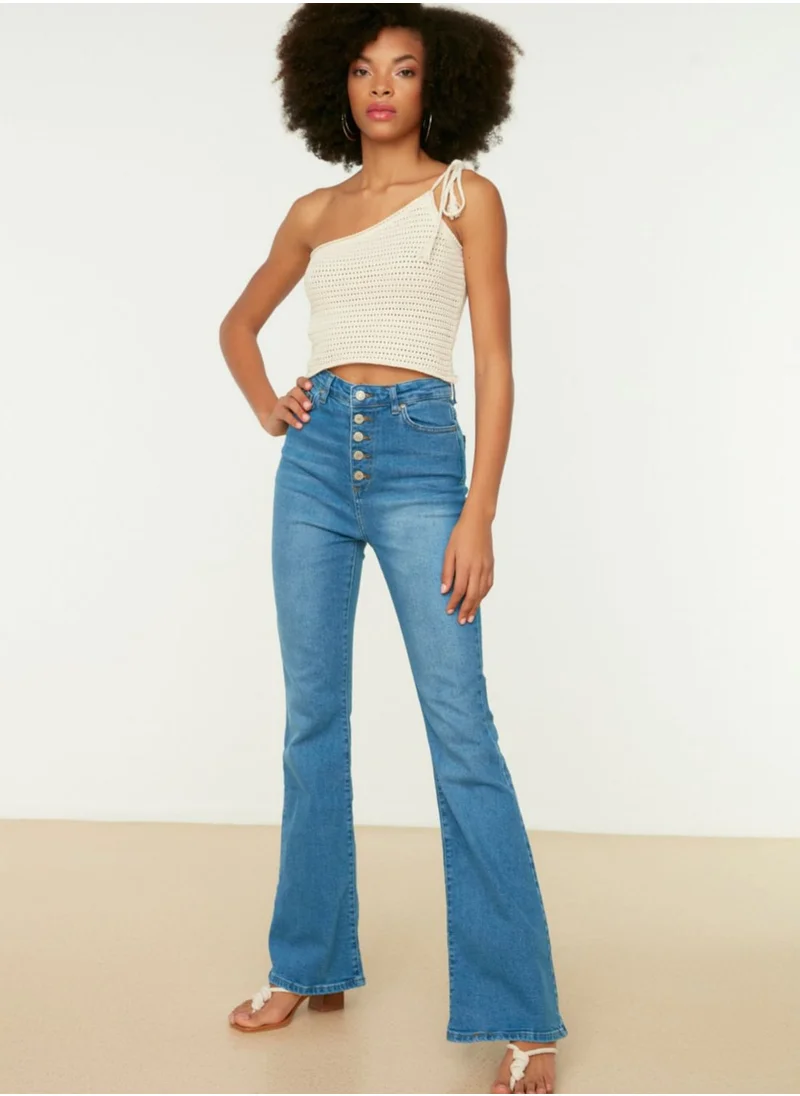 trendyol High Waist Flare Jeans