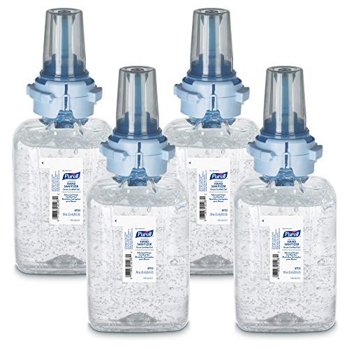 PURELL Advanced Hand Sanitizer Green Certified Gel, 700 mL Gel Hand Sanitizer Refill for PURELL ADX-7 Dispenser (Pack of 4) - 8703-04,Clear - Image 1