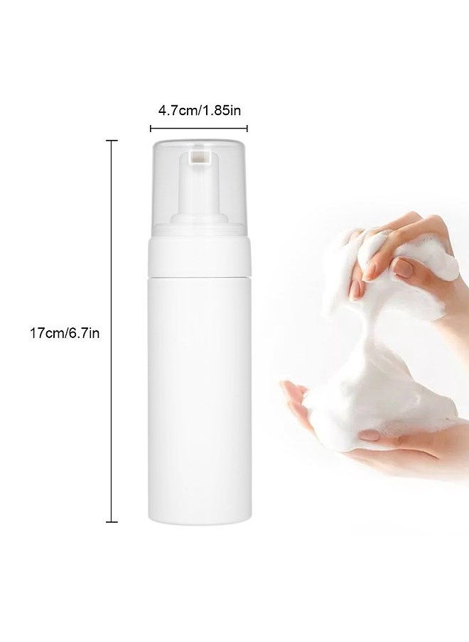 Generic - 1pc 150ML(5.2oz) Foam Bottle Mousse Soap Foaming Pump Bottle Plastic White Empty Refillable Portable Travel - Image 1