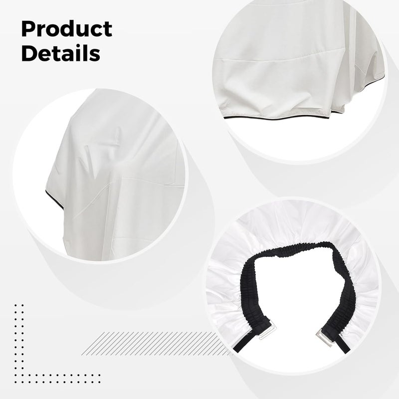 Haircutting Cape Breathable Professional, Barber Cape Adults 55.1 x 68.9 in / 140 x 175 cm, Soft Fabric for Salon Home Use, Men Lightweight Non-Stick - Image 5