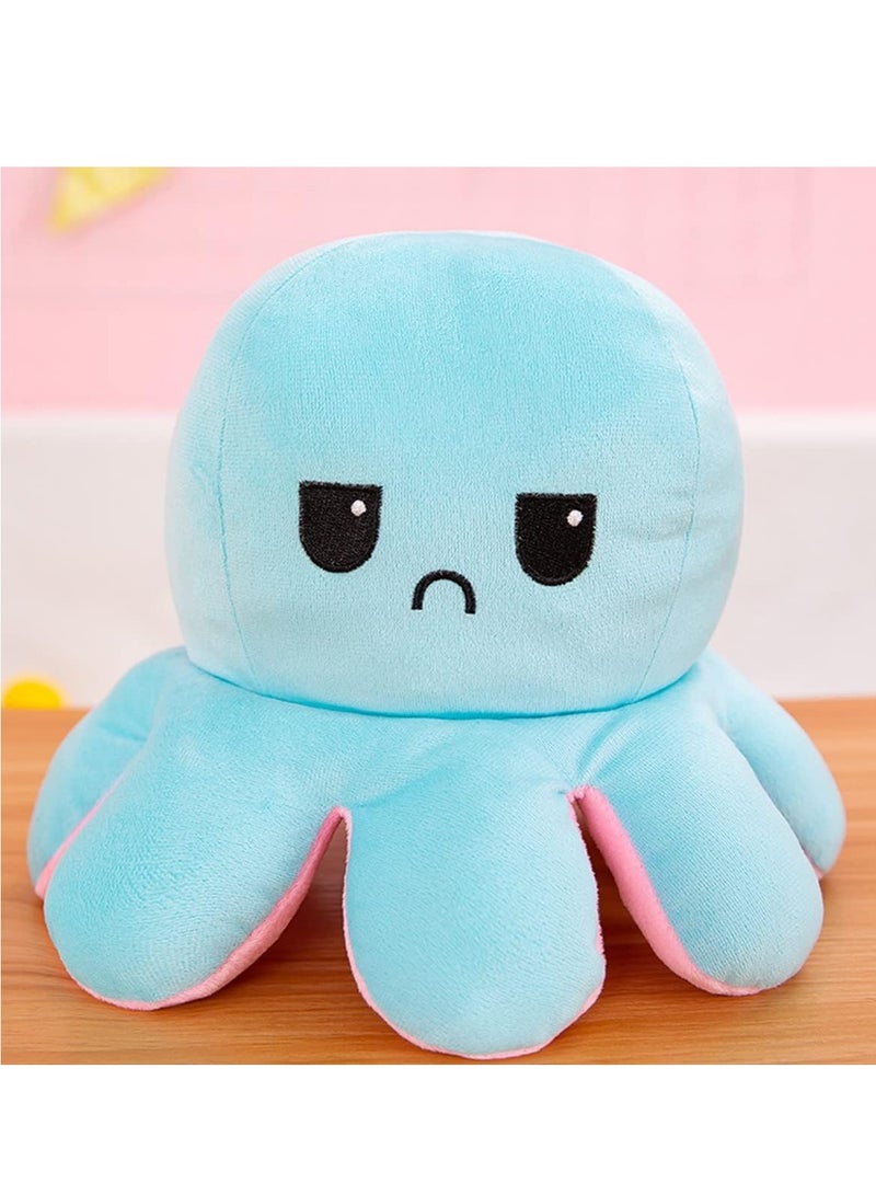 Raxoom Reversible Octopus Plush Doll Baby Reversible Plushie Stuffed Animal Cute Octopus Toys for Children Girls Boys Birthday Gift - Image 2