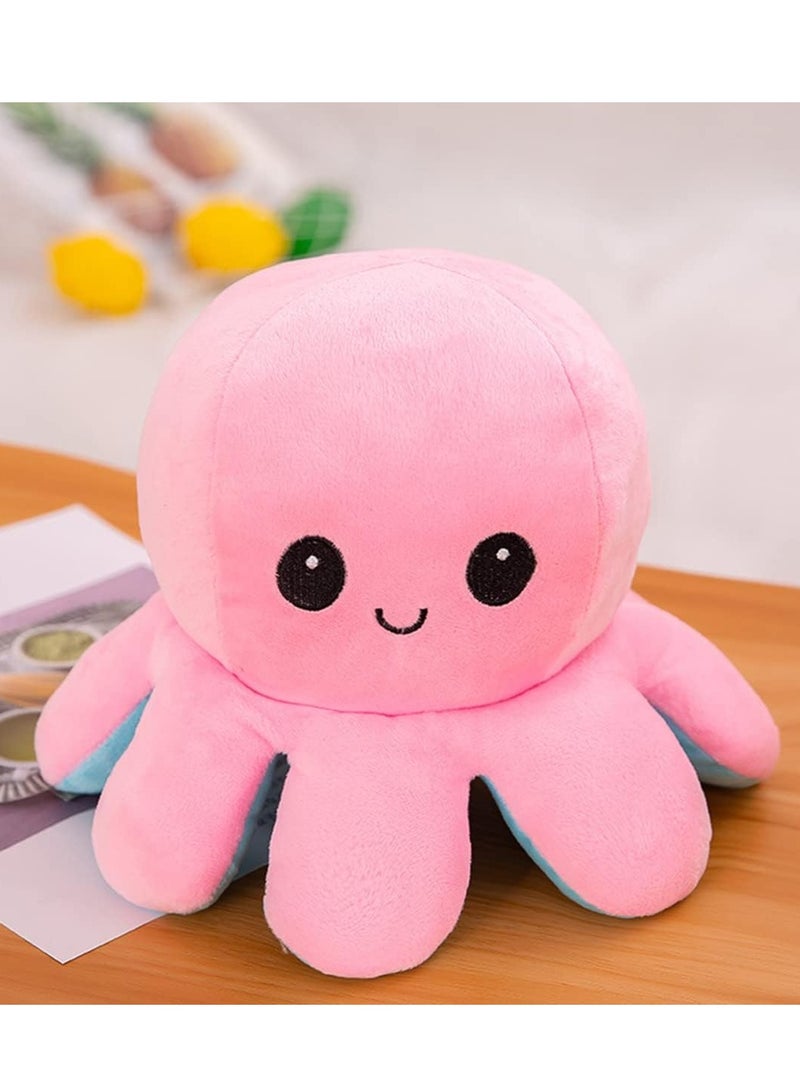 Raxoom Reversible Octopus Plush Doll Baby Reversible Plushie Stuffed Animal Cute Octopus Toys for Children Girls Boys Birthday Gift - Image 3