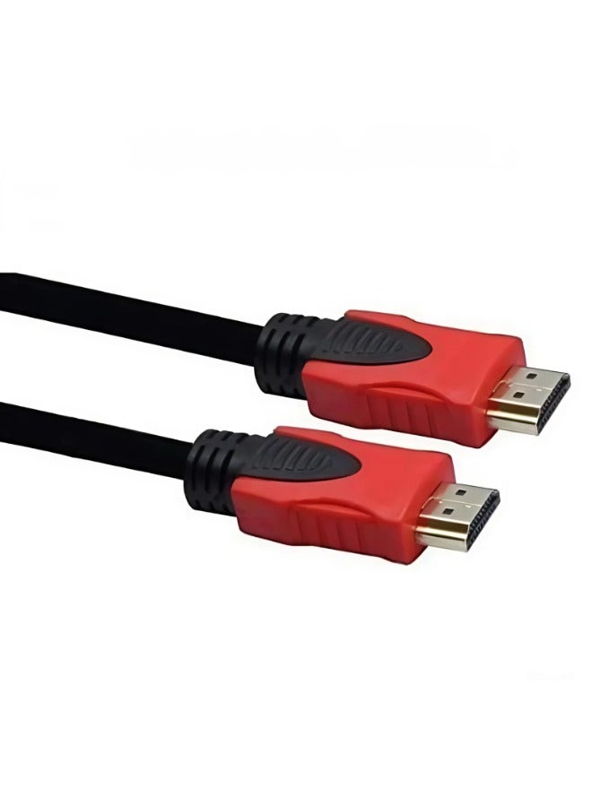 HDMI v1.4 cable, 3 meters long | High-speed wire with 3D ARC Ethernet | FHD 1080P,1080i,4K PS4 Xbox One Sky HD Laptop TV CCTV | gilded - Image 3