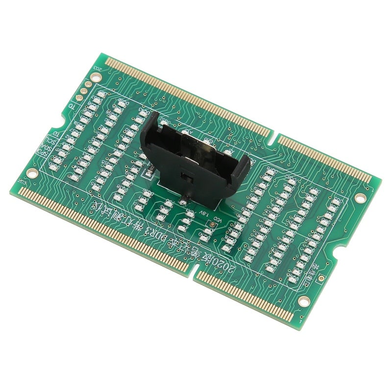 ذاكرة كمبيوتر DDR3 مع مصباح LED - بطاقة اختبار فتحة الذاكرة الأمامية والعكسية لإصلاح اللوحة الأم - Image 4