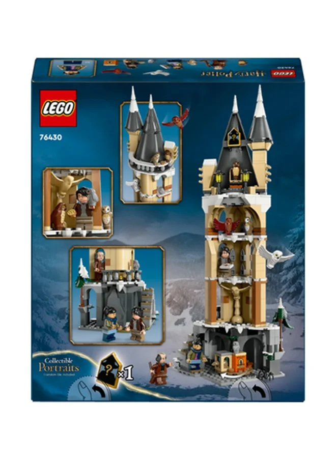 ليغو 76430 Harry Potter Hogwarts Castle Owlery, Fantasy Toy For Kids, Animal Adventure Playset, Includes 3 Characters, Wizarding World Gift Idea For Girls, Boys And Any Fan Aged 8 Plus (364 Pieces)